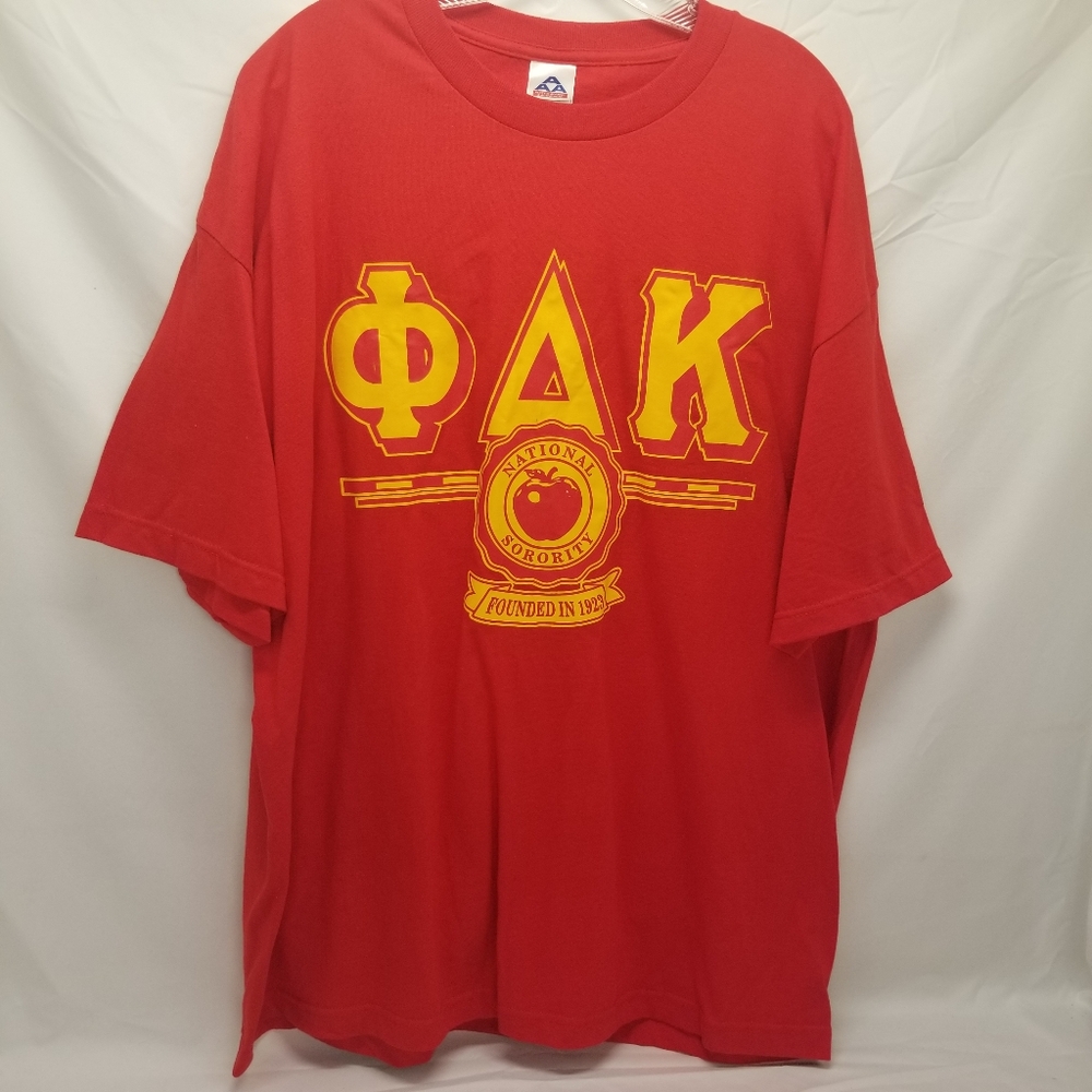 Alstyle Apparel & Activewear Mens Sz 2XLT Phi Delta Kappa T Shirt Short Sleeve
